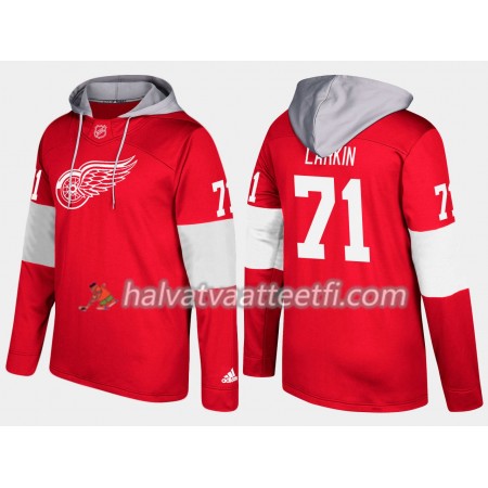 Miesten NHL Detroit Red Wings Dylan Larkin 71 N001 Pullover Hooded Sweatshirt Miesten NHL Detroit Red Wings Dylan Larkin 71 N001 Pullover Hooded Sweatshirt